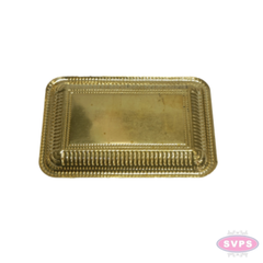 Mini Brass Shankh Chakra Namam Tray – Set of 2 | Traditional Pooja Thambulam Return Gift