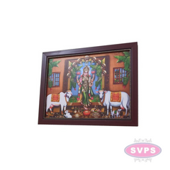 Gruha Lakshmi With Cow Photo Frame