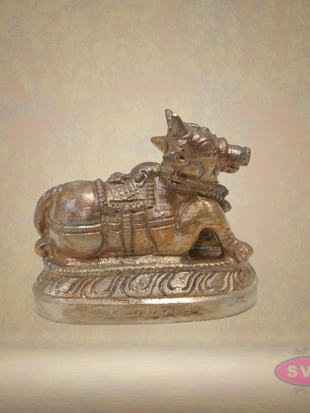 Panchalogam Nandi Small Statue