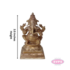 Panchaloham Idampuri Ganesha Idol Home Temple