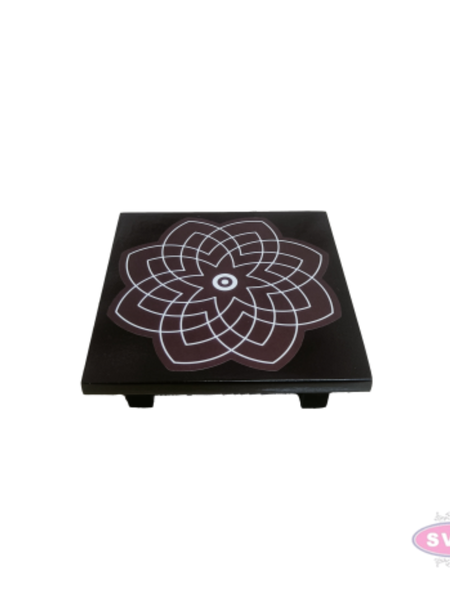 Premium Wooden Sri Chakra Peedam | Mandir Chowki for Idols & Kalash