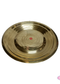 Brass Thambalam Plate – Traditional Round Brass Plate for Pooja, Aarti & Religious Ceremonies