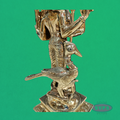 Panchaloham Lord Murugan Idol with Vel & Seval Kodi