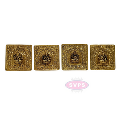 Brass Antique Finish Light Weight Ashtalakshmi Wall Hanging or Door Decor