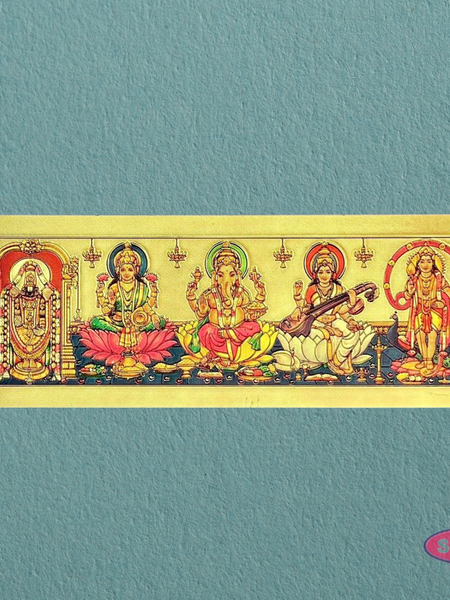 Ganesha, Thayar, Perumal, Lakshmi and saraswathi Fridge Magnet