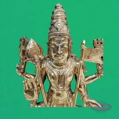 Panchaloham Lord Murugan Idol with Vel & Seval Kodi