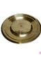 Brass Thambalam Plate – Traditional Round Brass Plate for Pooja, Aarti & Religious Ceremonies