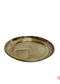 Brass Pooja Plate – Traditional Round Puja Thali for Daily Worship, Aarti & Offerings