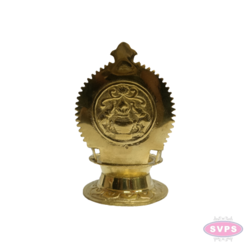 Antique Brass Ashtalakshmi Deepam – Decorative Lakshmi Oil Lamp for Pooja & Festive Décor