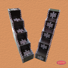 Wooden Pooja Lamp Stand - 2 Variant