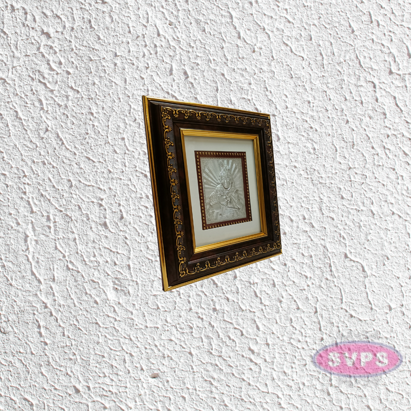999 Silver Krishna Photo Frame