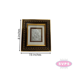 999 Silver Krishna Photo Frame