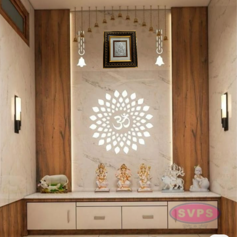 999 Silver Krishna Photo Frame