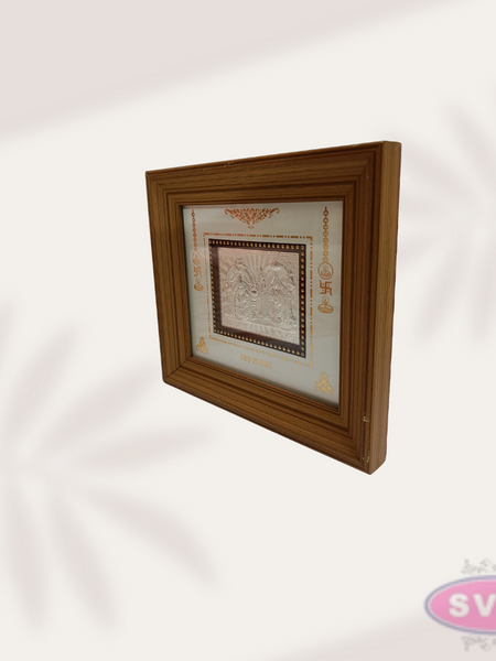999 Silver Tirupathi Balaji With Thayar Photo Frame