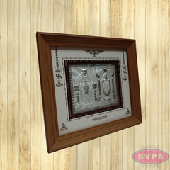999 Silver Balaji Padmavathi Thayar Wooden Frame