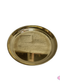 Brass Pooja Plate – Traditional Round Puja Thali for Daily Worship, Aarti & Offerings