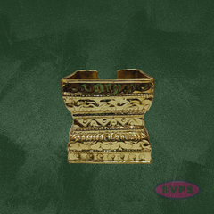 Handcrafted Brass Tirumanjana Peetam with Soma Sutra for Abhishekam