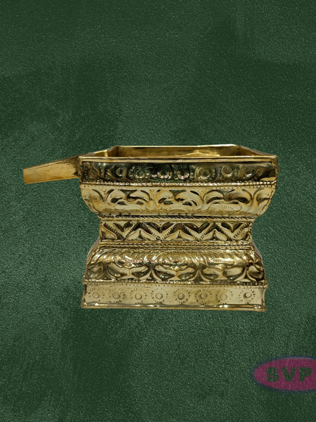 Brass Abhishek Patra Plate (Soma Sutra / Somasutra / Somsutra)