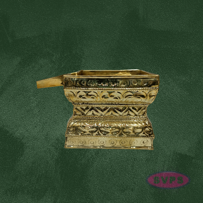 Brass Abhishek Patra Plate (Soma Sutra / Somasutra / Somsutra)