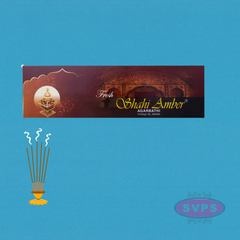 Fresh Shahi Amber Agarbathi – Premium Amber Incense Sticks for Pooja, Meditation & Relaxation