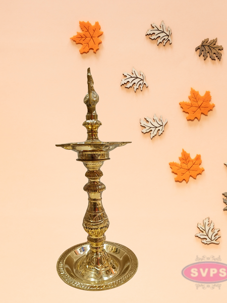 Traditional Brass AnnaPatchi Vilakku | Antique Finish Deepam for Pooja & Home Décor
