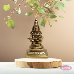 Antique Finish Brass Annapurna Goddess Idol – Kitchen & Home Blessing Decor