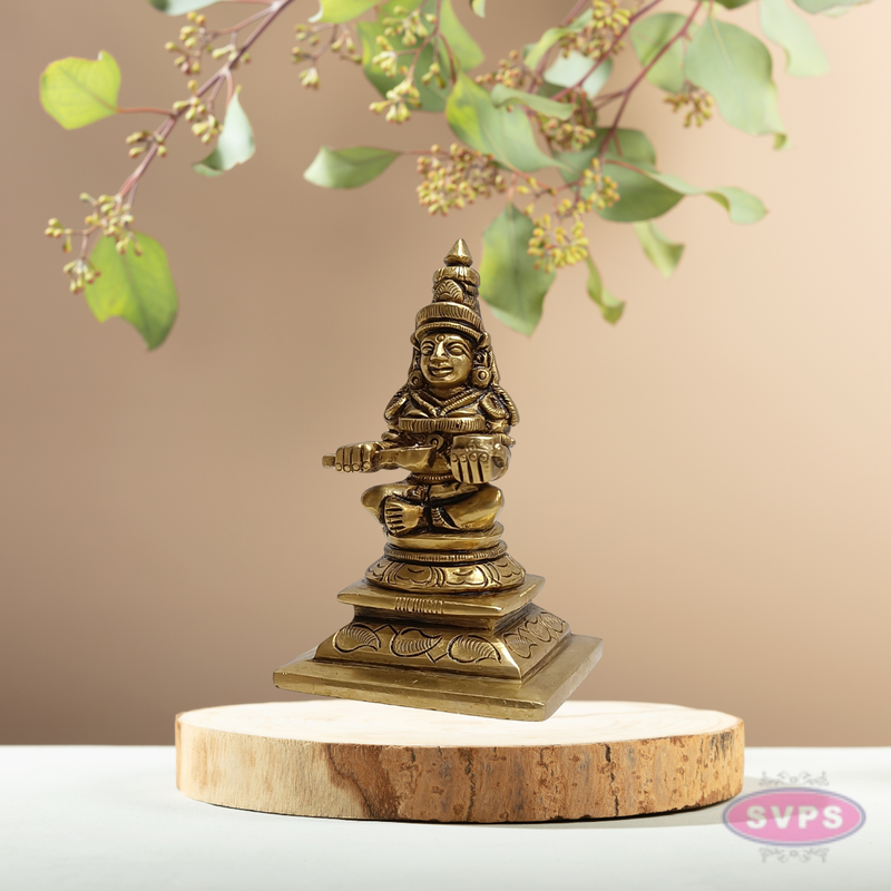 Antique Finish Brass Annapurna Goddess Idol – Kitchen & Home Blessing Decor
