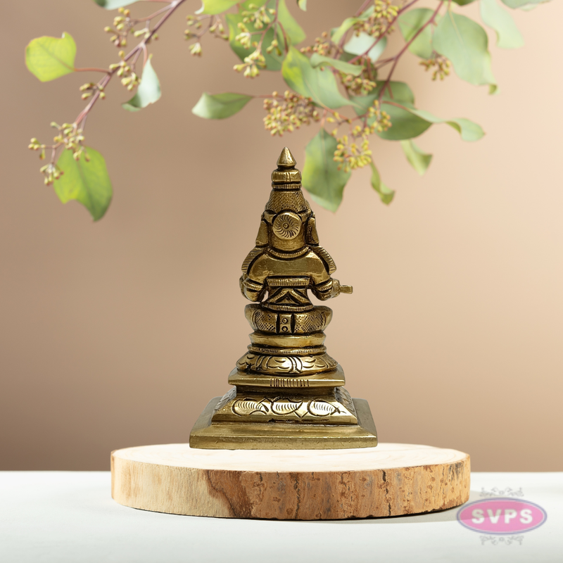 Antique Finish Brass Annapurna Goddess Idol – Kitchen & Home Blessing Decor