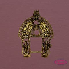 Brass Tiruvachi / Prabhavali for God Idols | Handcrafted Temple Arch