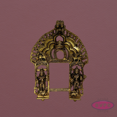Brass Tiruvachi / Prabhavali for God Idols | Handcrafted Temple Arch