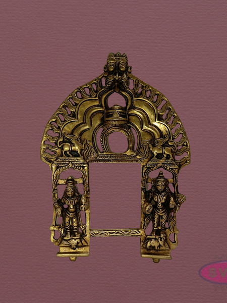 Brass Tiruvachi / Prabhavali for God Idols | Handcrafted Temple Arch