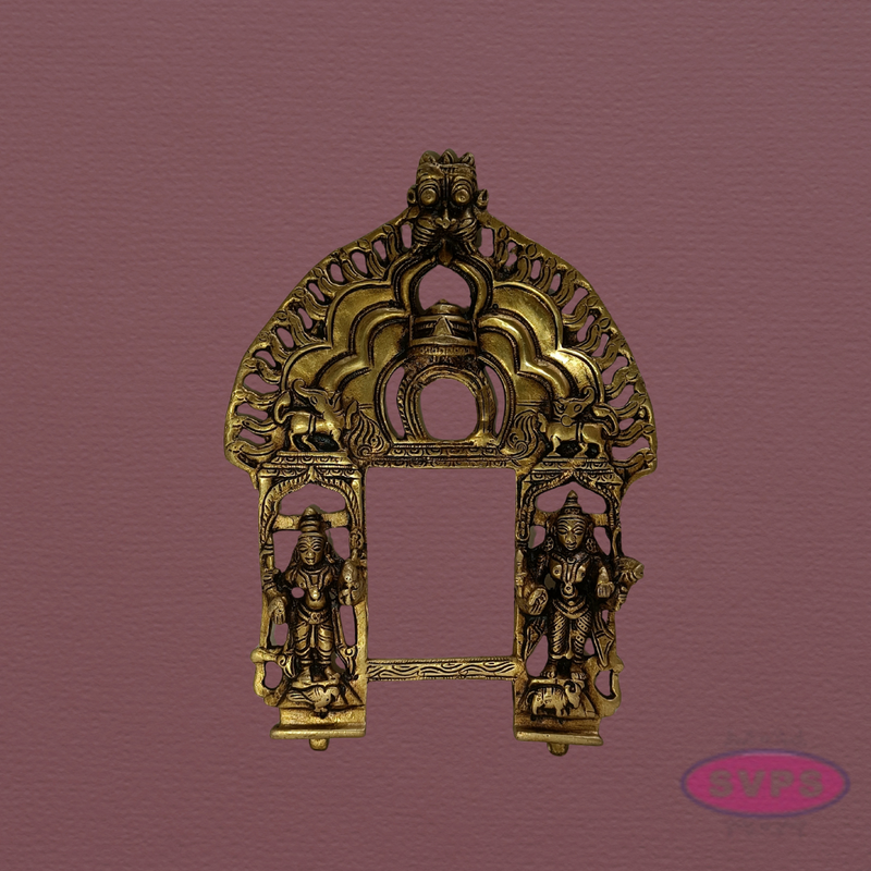 Brass Tiruvachi / Prabhavali for God Idols | Handcrafted Temple Arch