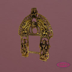 Brass Tiruvachi / Prabhavali for God Idols | Handcrafted Temple Arch