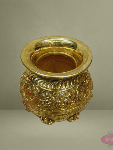 Ashtalakshmi Brass Kalash – Auspicious Decor