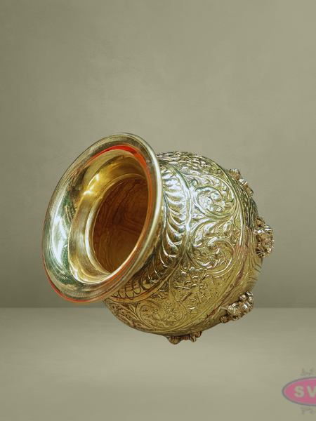 Ashtalakshmi Brass Kalash – Auspicious Decor