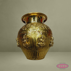 Ashtalakshmi Brass Kalash – Auspicious Decor