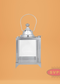 Steel Akhand Jyoti Hanging Diya With Door / Lantern Light For Pooja Decor