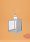 Steel Akhand Jyoti Hanging Diya With Door / Lantern Light For Pooja Decor