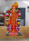 Wooden Sri Andal Nachiyar Godhai  Table Stand / Wall Hanging Photo Cutout