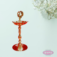 Brass Peacock Kuthu Vilakku-2 Variant