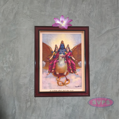 Antique Vishnu Garuda Vahan Photo Frame