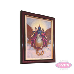 Antique Vishnu Garuda Vahan Photo Frame