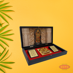 Gold Plated Ayodhya Ram Lalla Padam Box