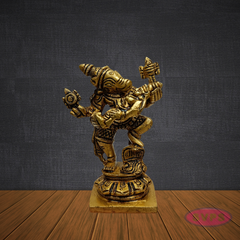 Brass Varaha Avatar of Vishnu – Dancing Pose Decorative Idol
