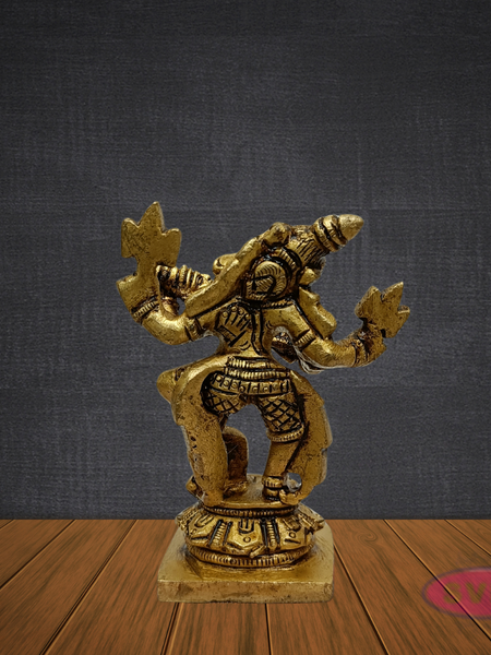 Brass Varaha Avatar of Vishnu – Dancing Pose Decorative Idol