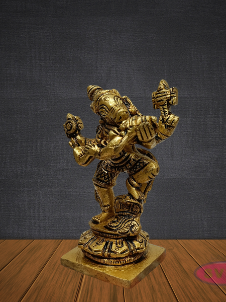 Brass Varaha Avatar of Vishnu – Dancing Pose Decorative Idol