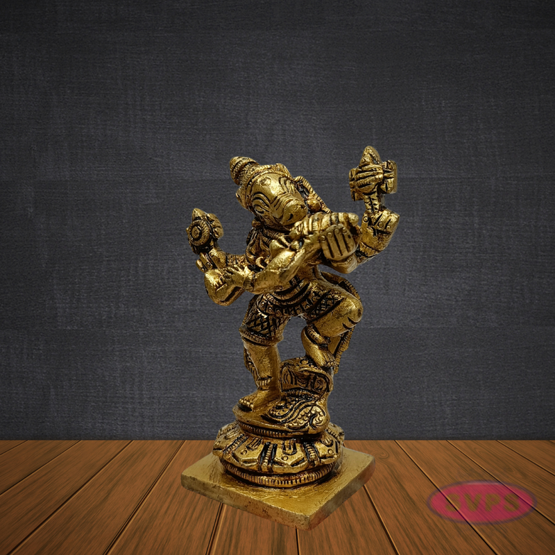 Brass Varaha Avatar of Vishnu – Dancing Pose Decorative Idol