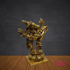Brass Varaha Avatar of Vishnu – Dancing Pose Decorative Idol