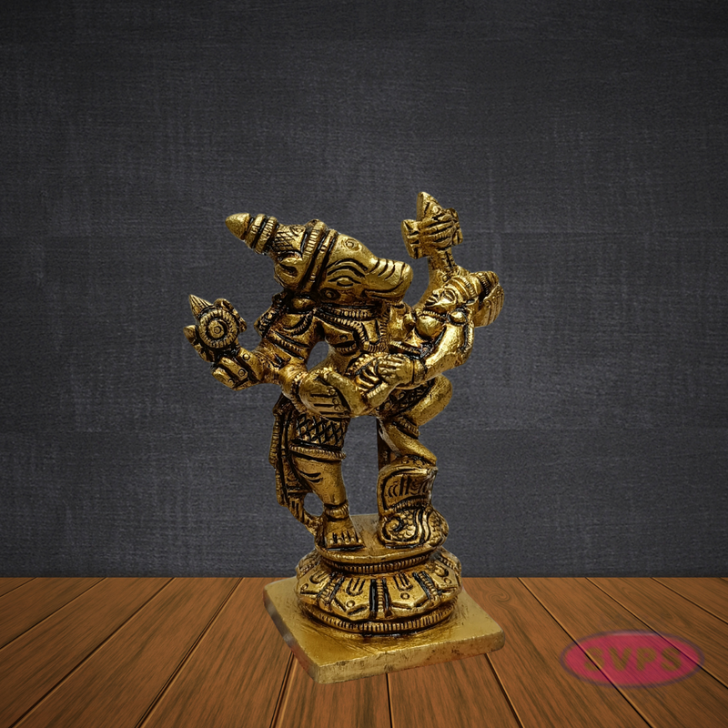 Brass Varaha Avatar of Vishnu – Dancing Pose Decorative Idol