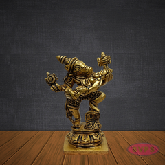 Brass Varaha Avatar of Vishnu – Dancing Pose Decorative Idol